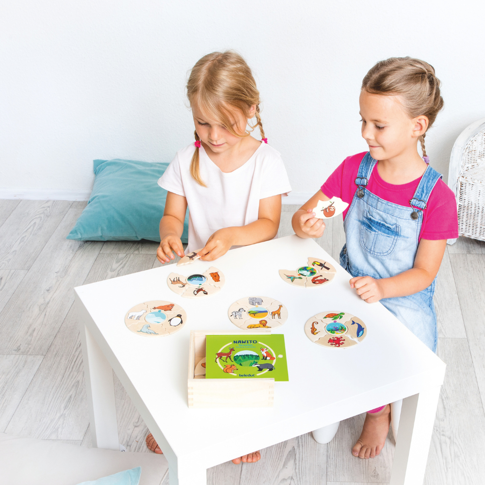 Rompecabezas habitats de animales