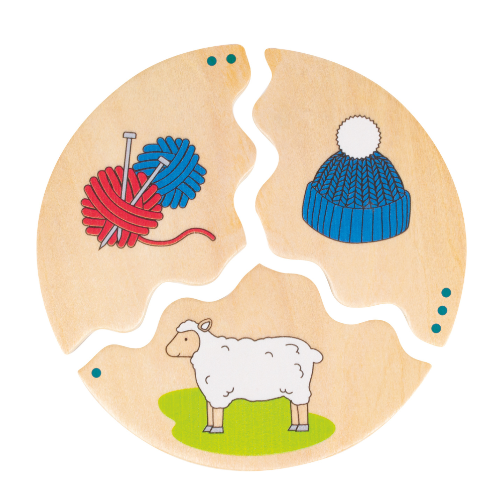 Rompecabezas Ciclo de producción de Leche