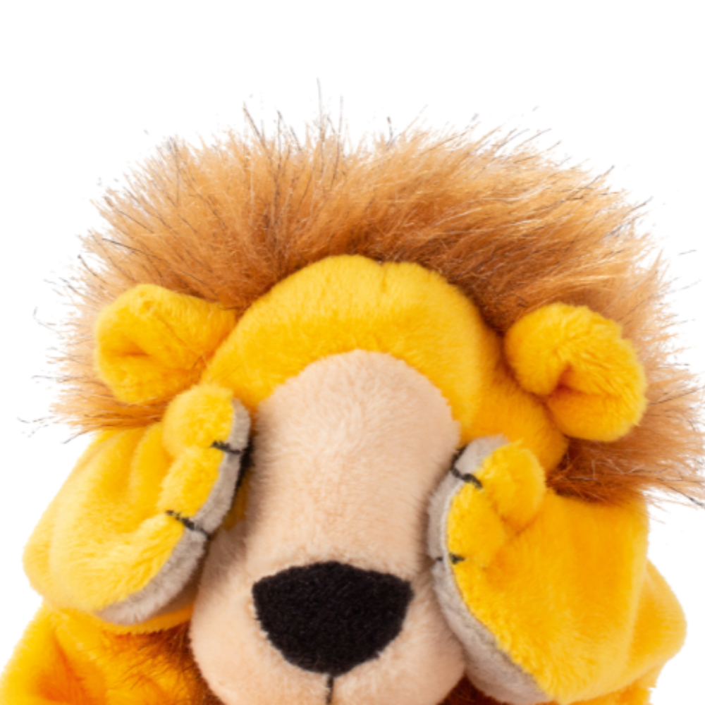 Marioneta de mano figura León