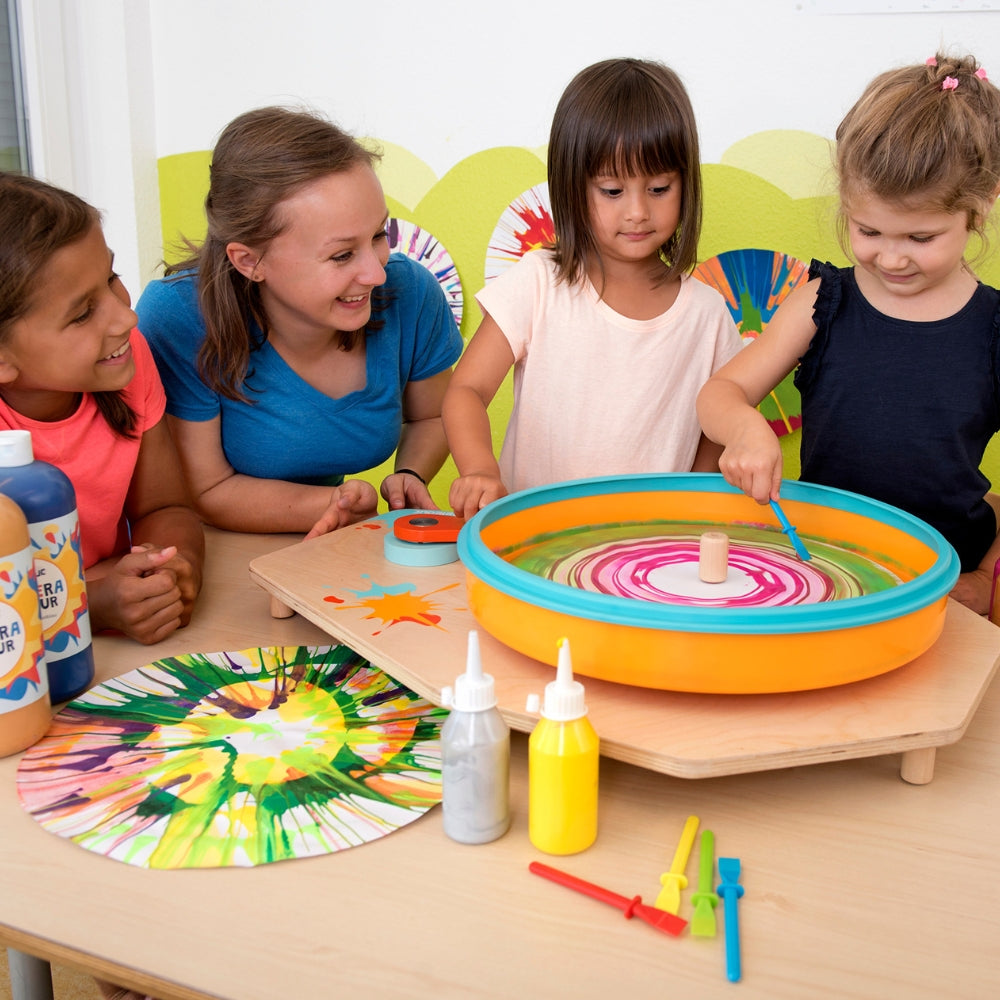 Spin de Colores Diseña Obras de Arte