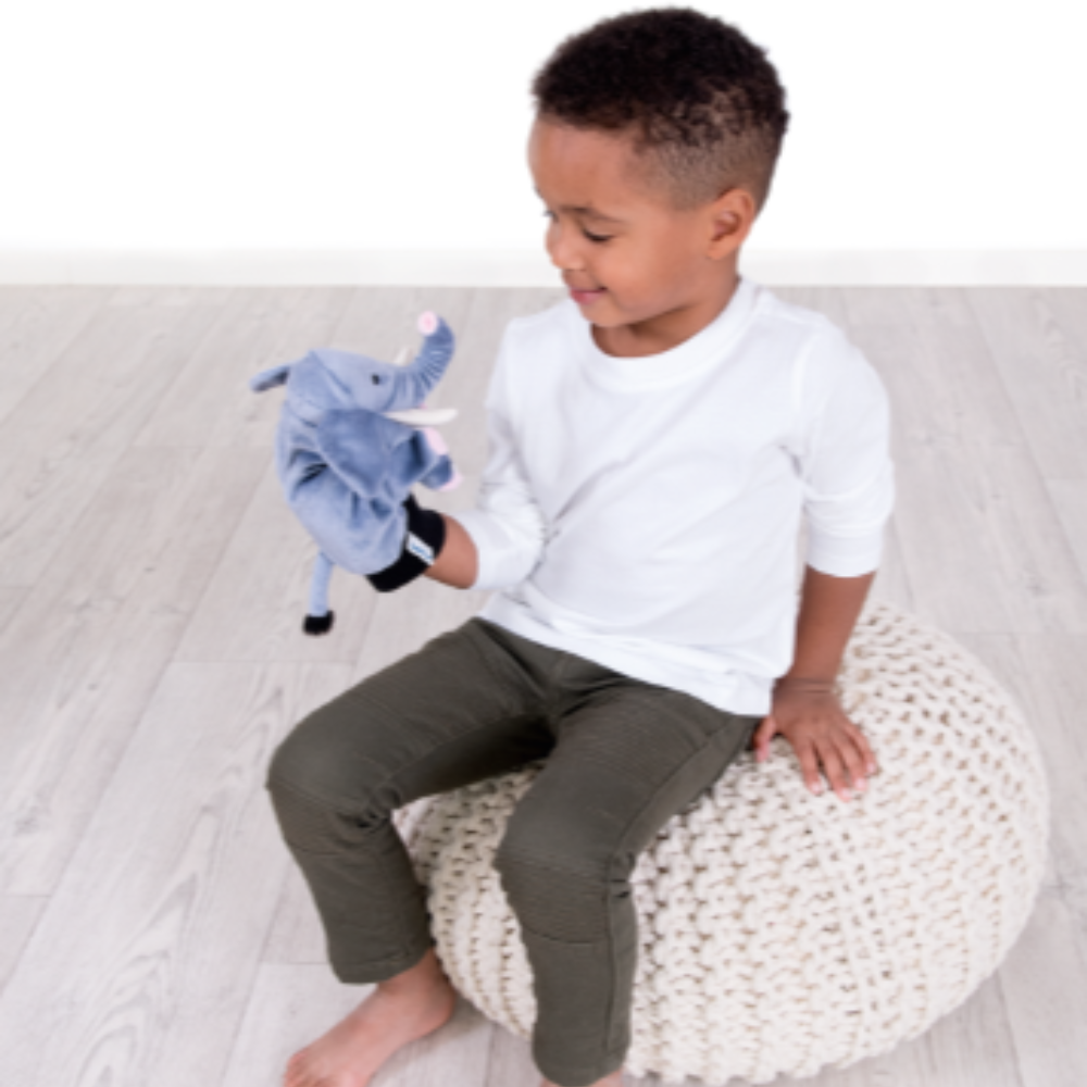 Marioneta de mano figura Elefante