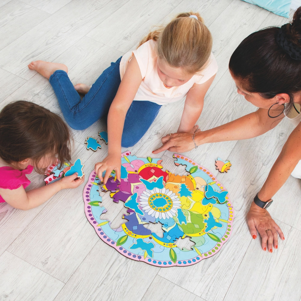 Rompecabezas Mandala de Insectos