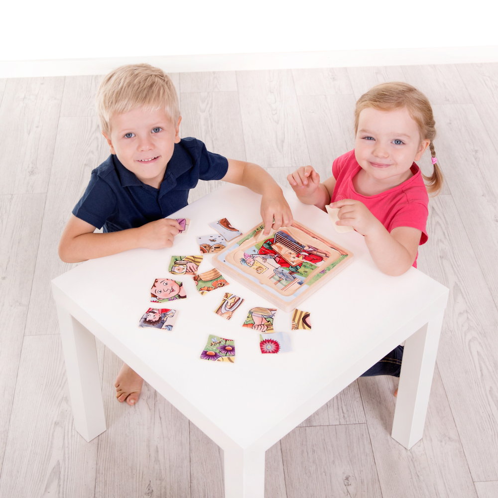 Rompecabezas de capas Miel