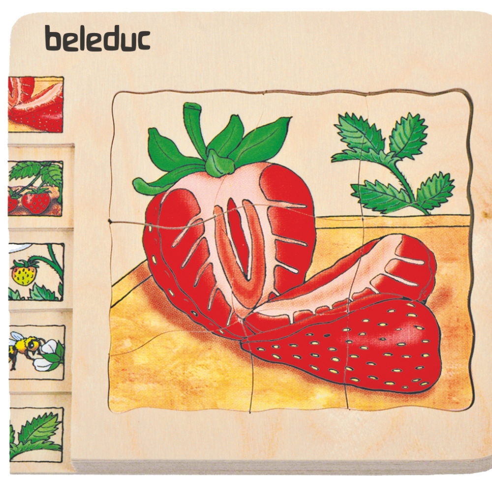 Rompecabezas de las diferentes fases de la fresa