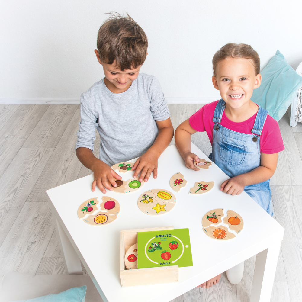 Rompecabezas del ciclo de las frutas