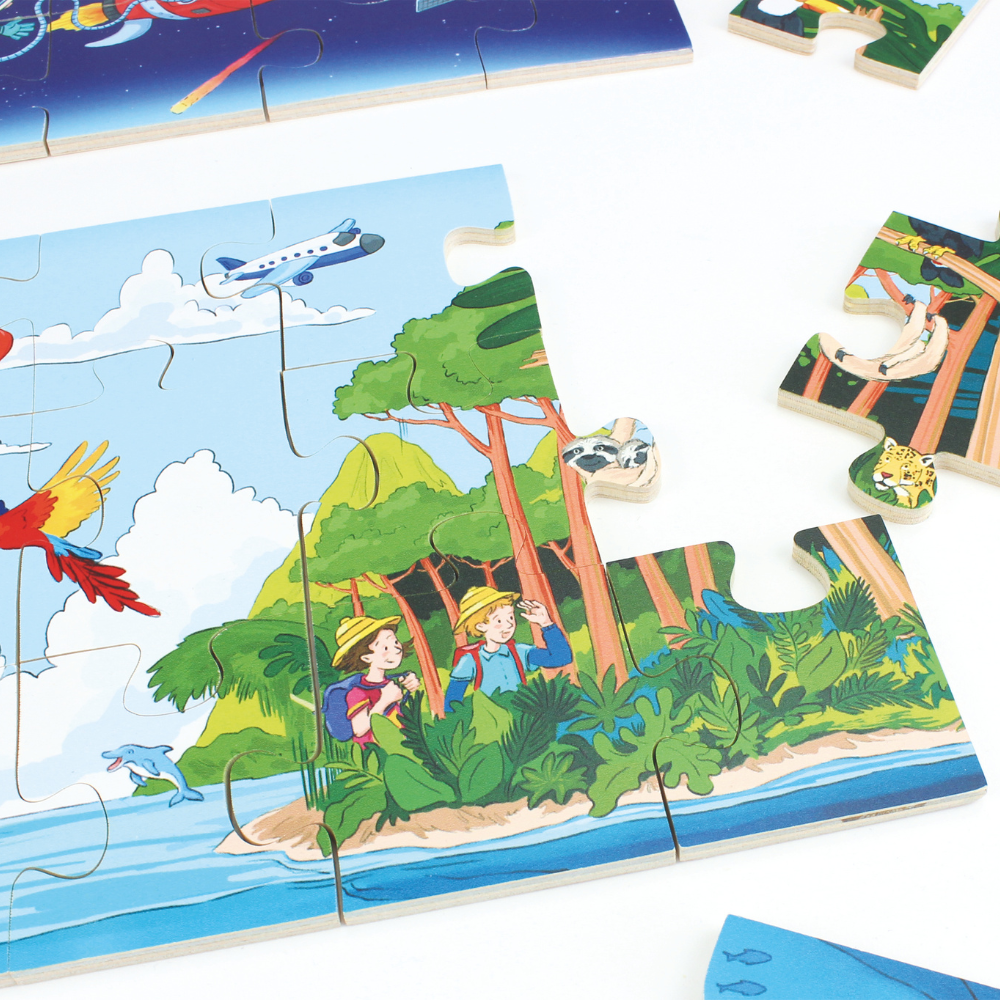 Rompecabezas de suelo De las profundidades del mar al cosmos