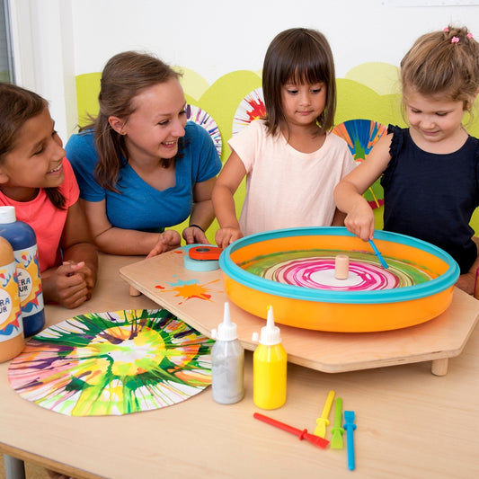 Spin de Colores Diseña Obras de Arte