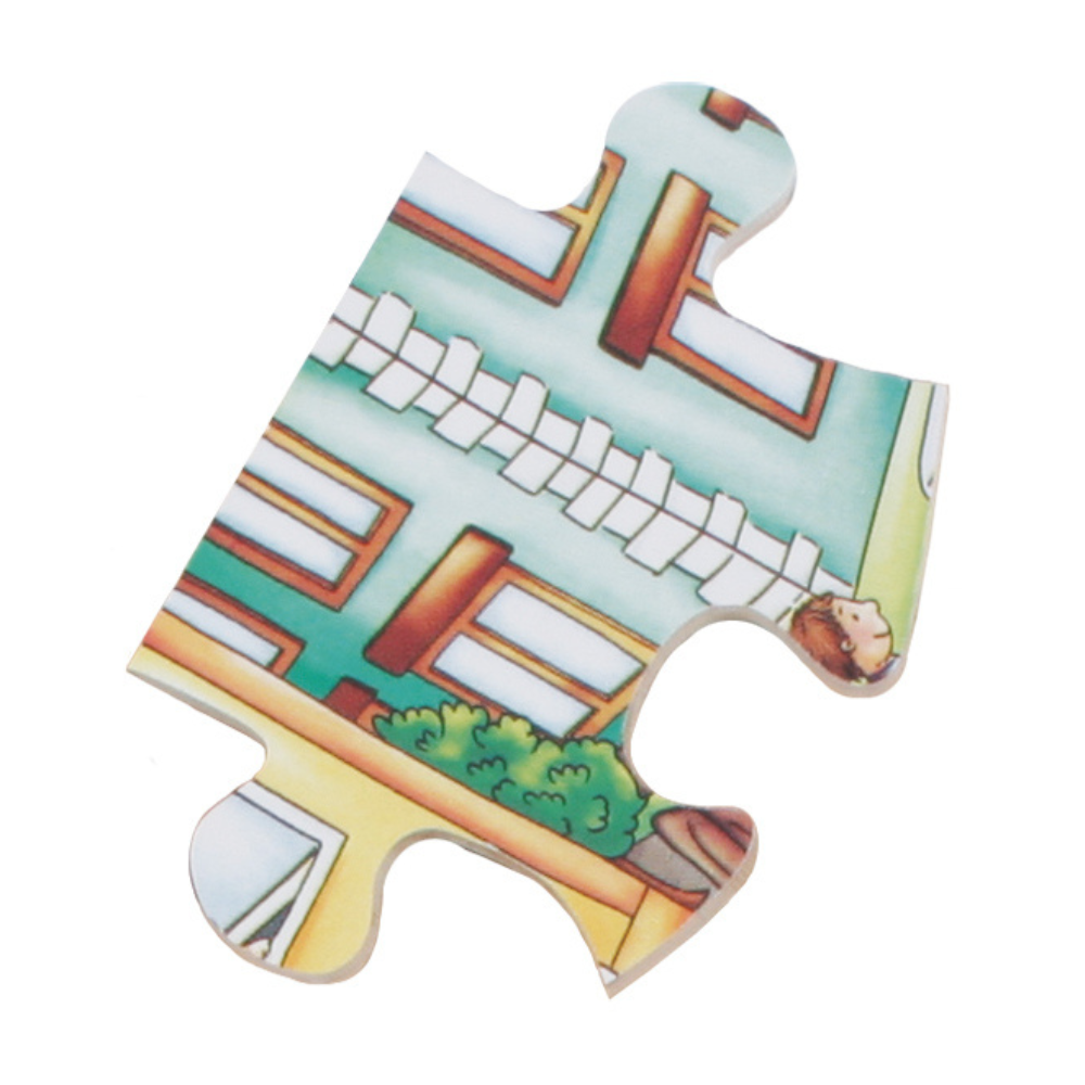 Rompecabezas de marco de mercado