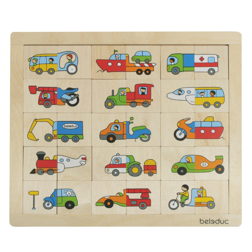 Rompecabezas de Vehículos: Crea, Combina y Aprende