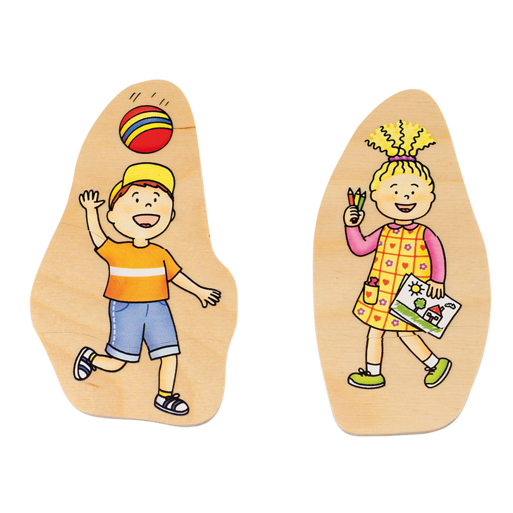 Rompecabezas de etapas de la vida de un ser humano