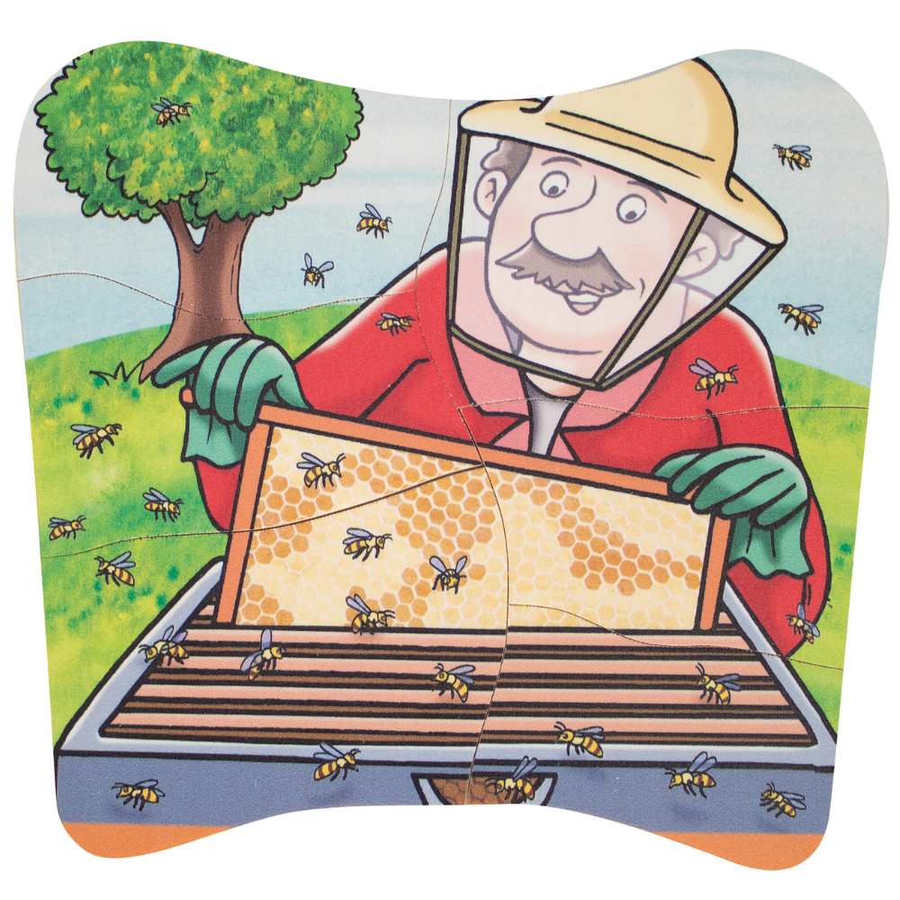 Rompecabezas de capas Miel