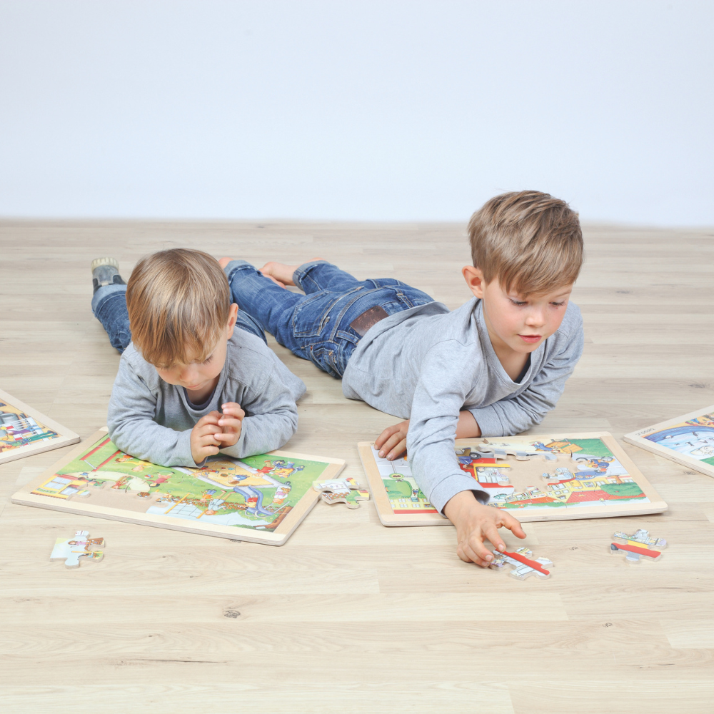 Rompecabezas de marco zoologico