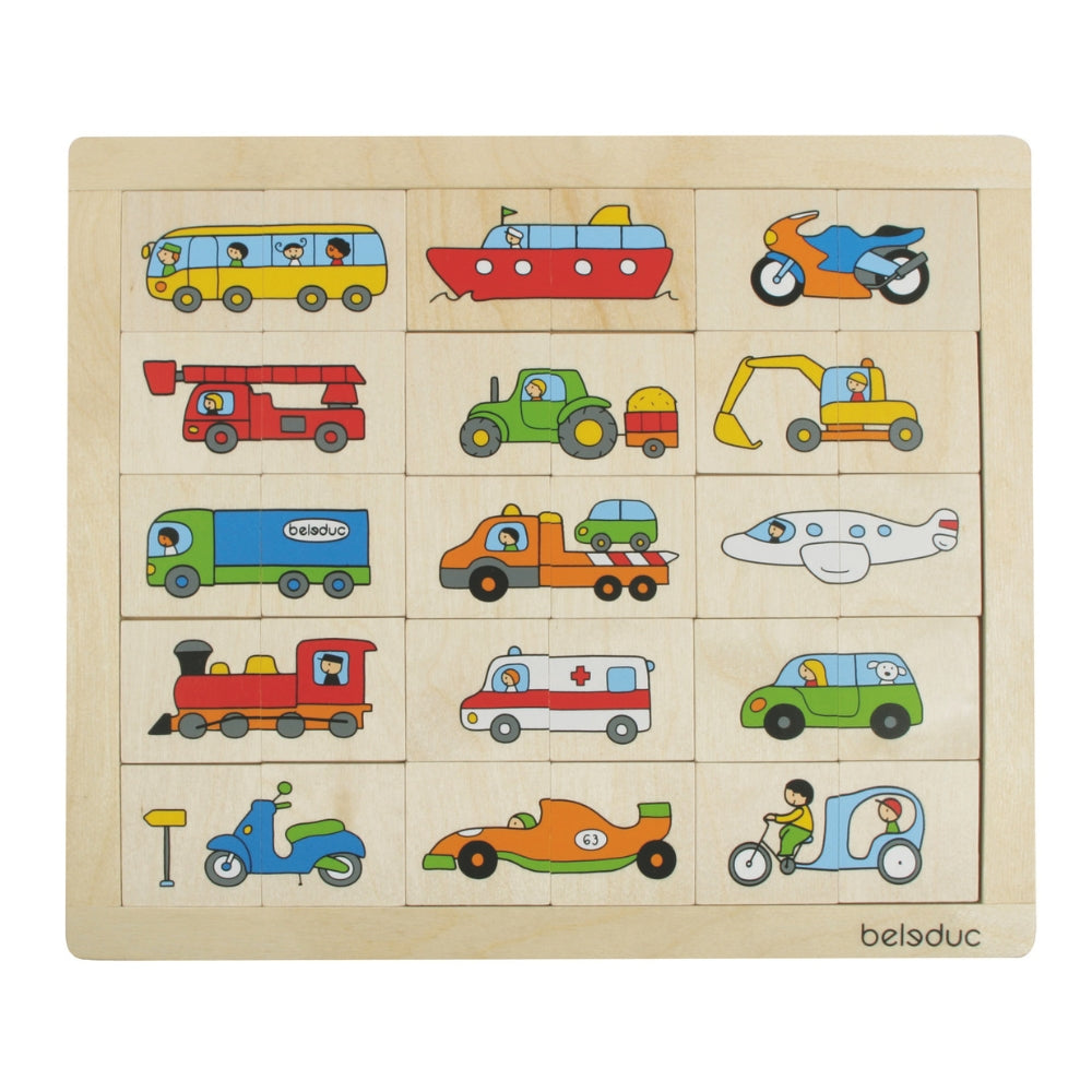 Rompecabezas de Vehículos: Crea, Combina y Aprende