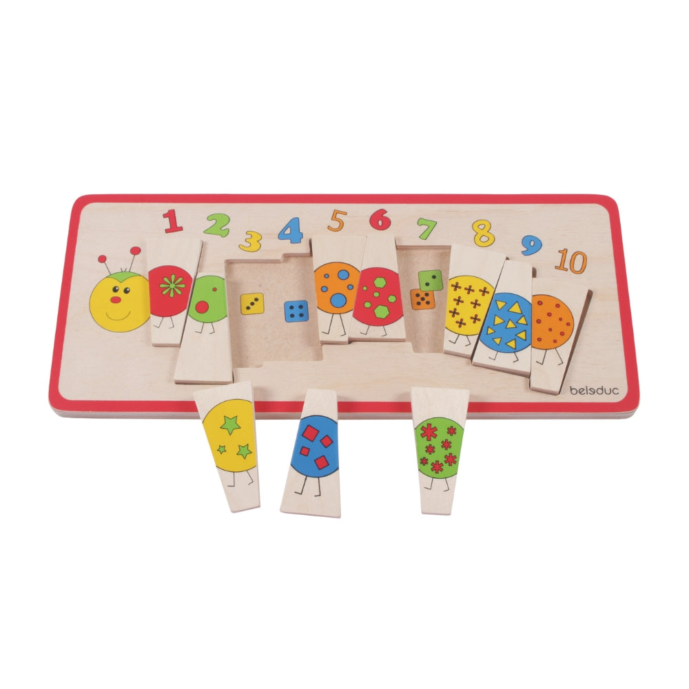 Rompecabezas Numérico de Madera