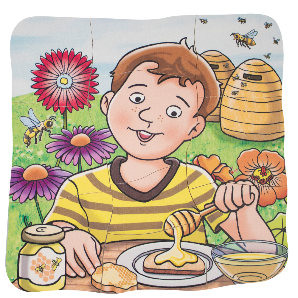 Rompecabezas de capas Miel