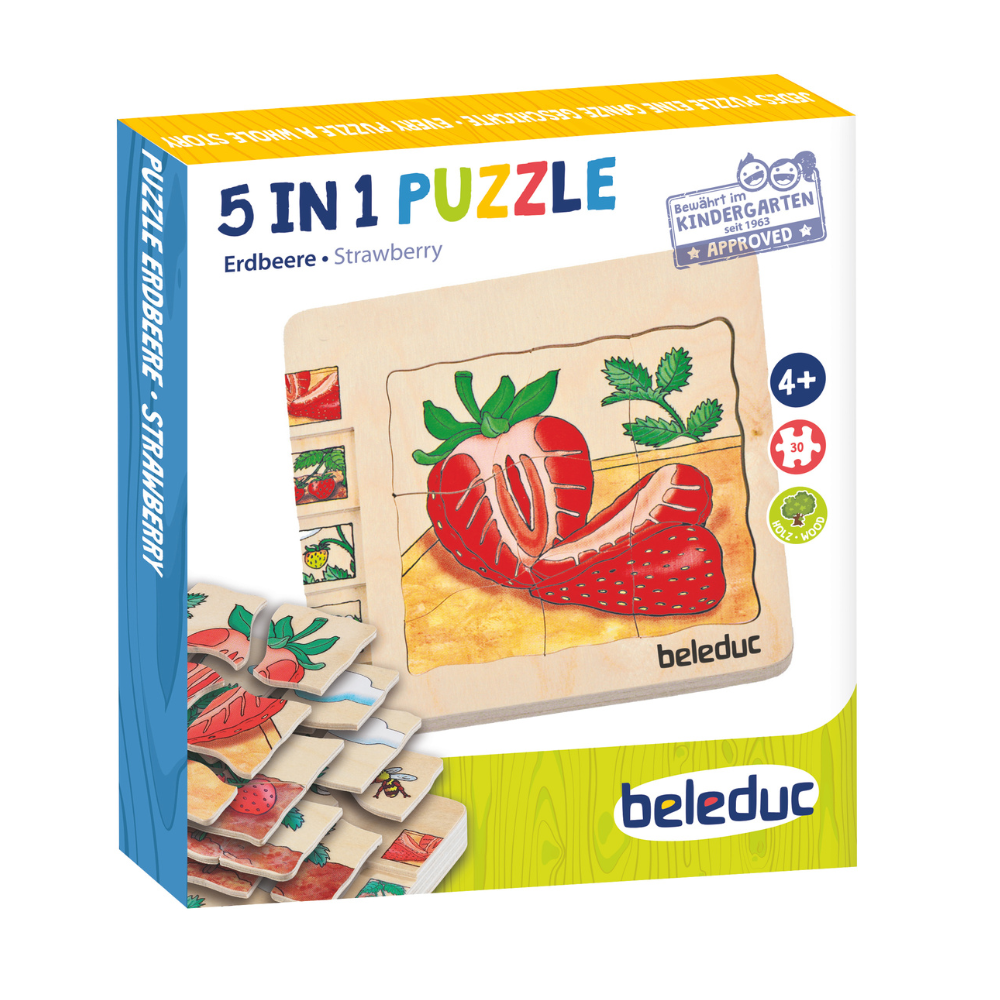 Rompecabezas de las diferentes fases de la fresa