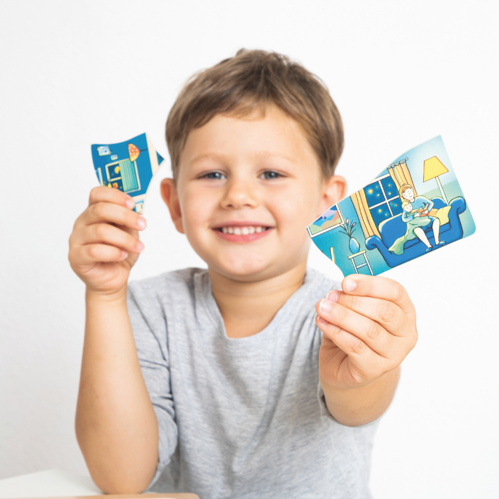 Rompecabezas de capas casa