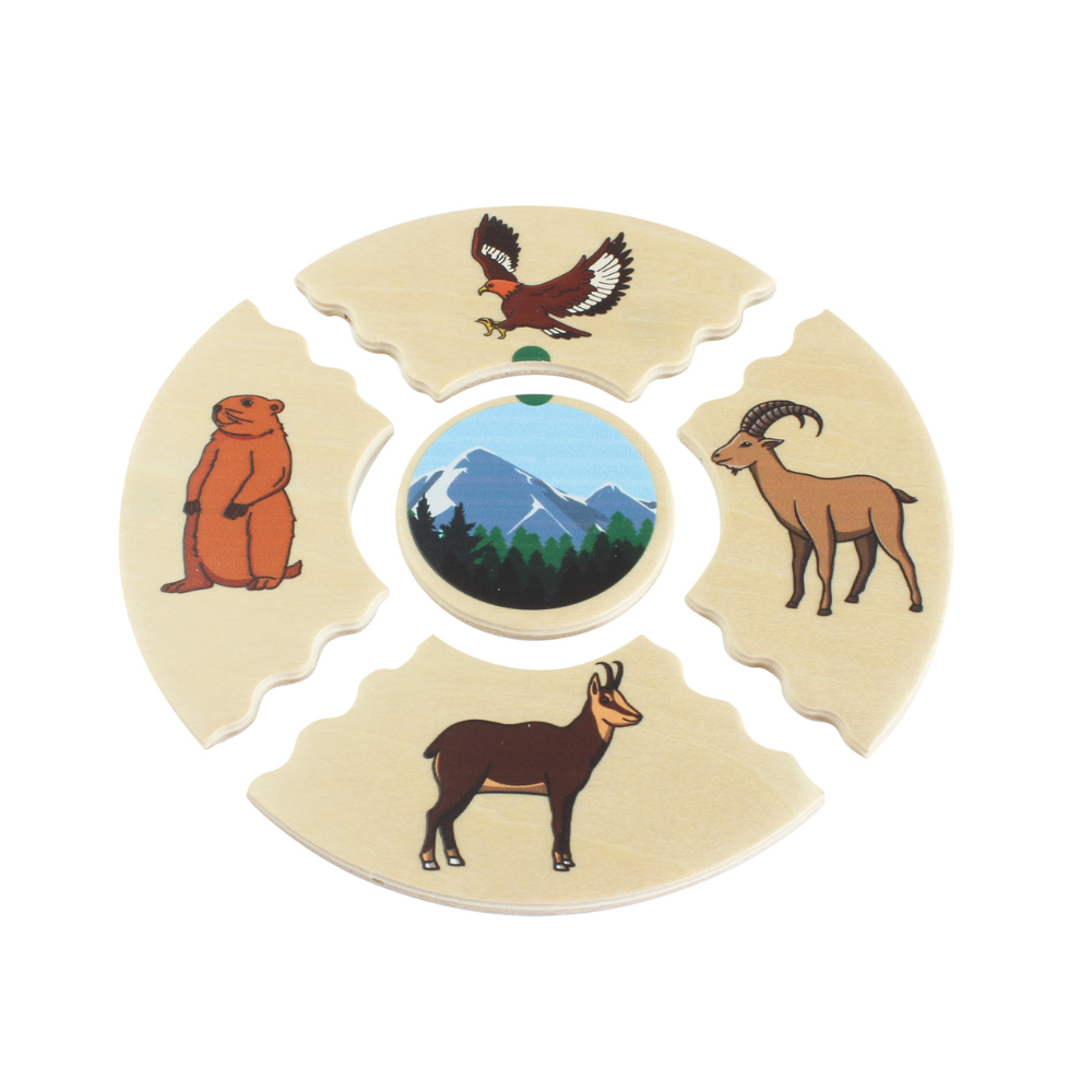 Rompecabezas habitats de animales