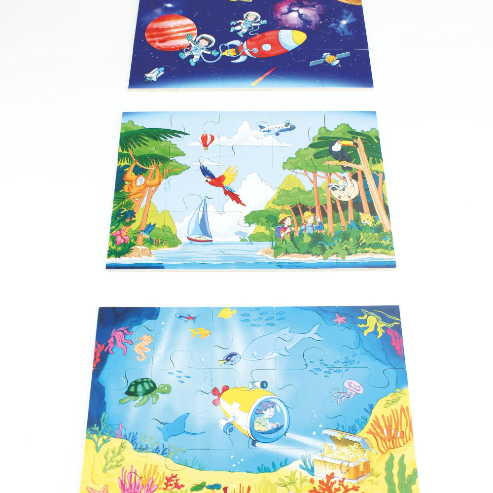 Rompecabezas de suelo De las profundidades del mar al cosmos