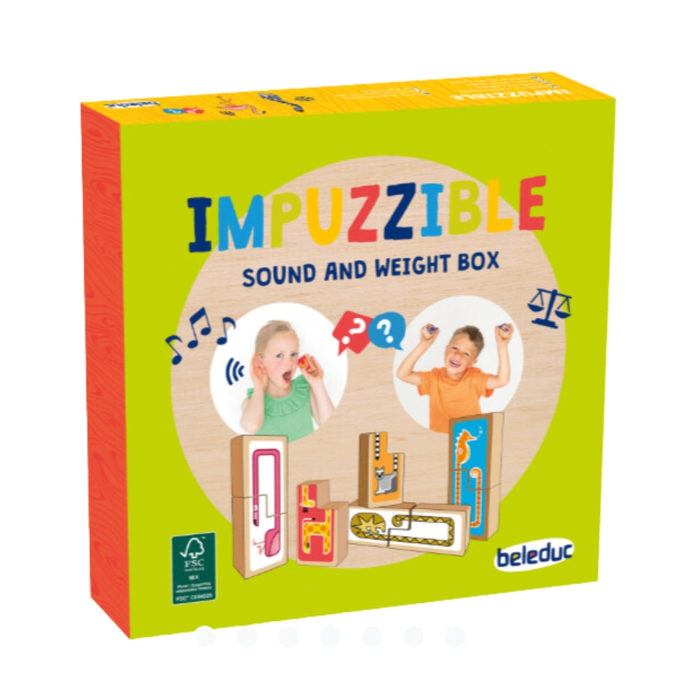 Caja de sonido y peso