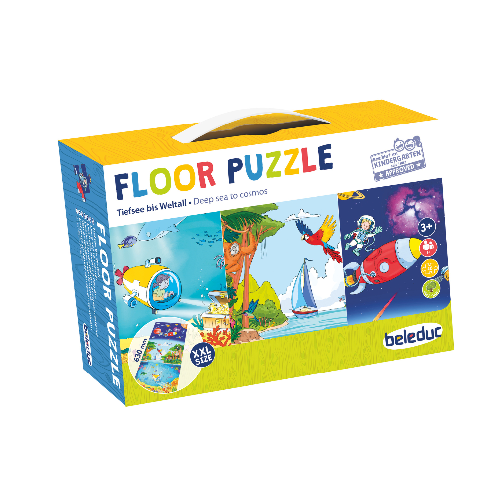 Rompecabezas de suelo De las profundidades del mar al cosmos