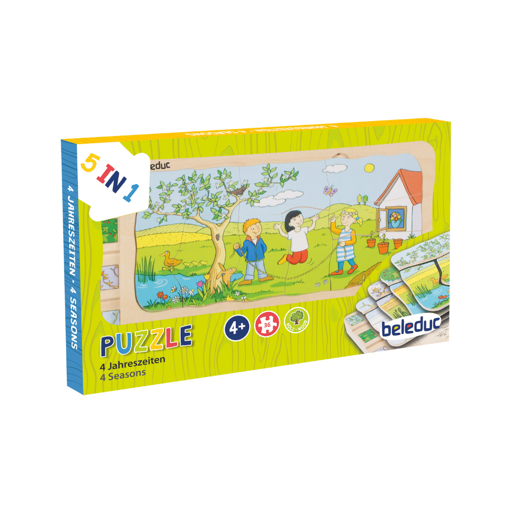 Rompecabezas de capas 4 estaciones