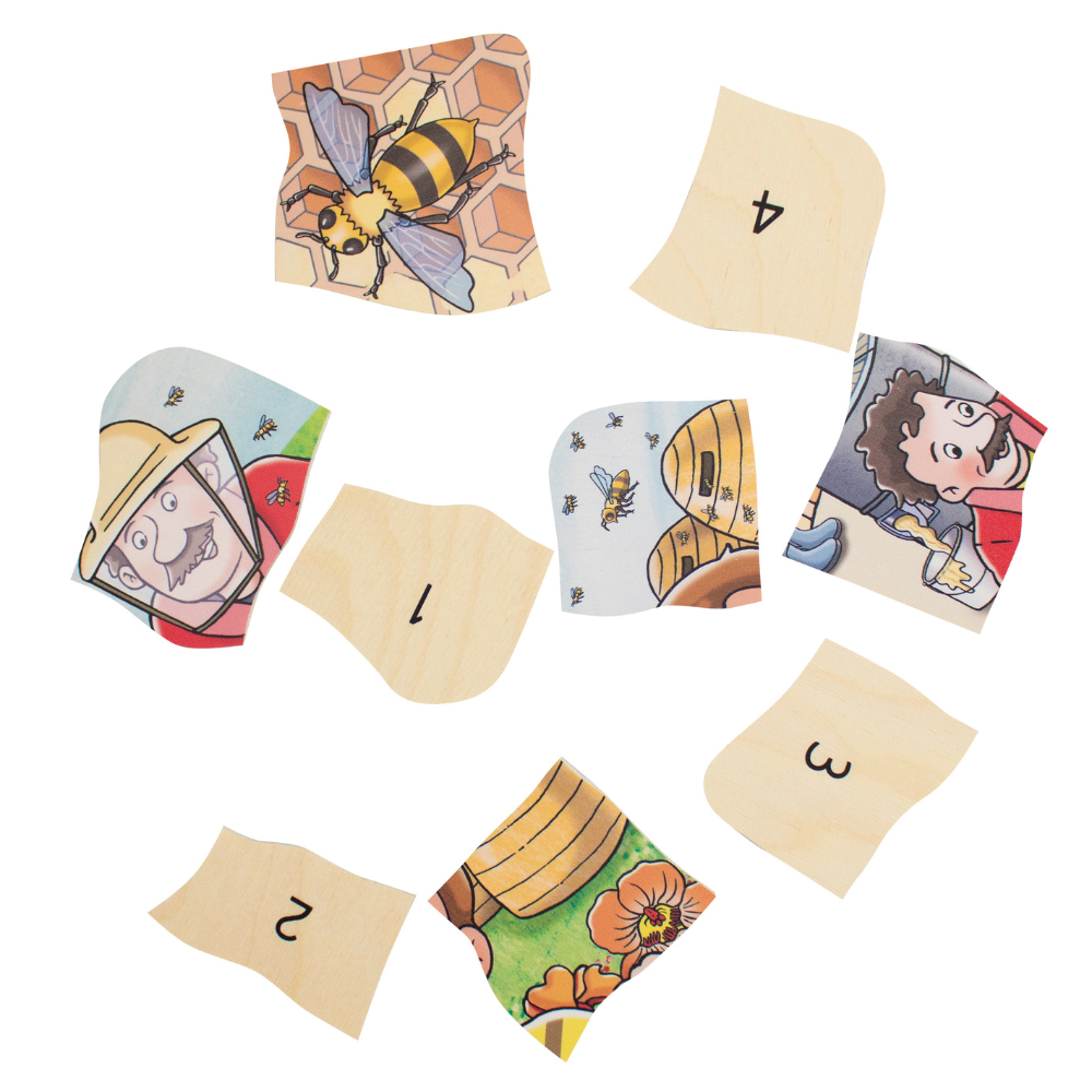 Rompecabezas de capas Miel