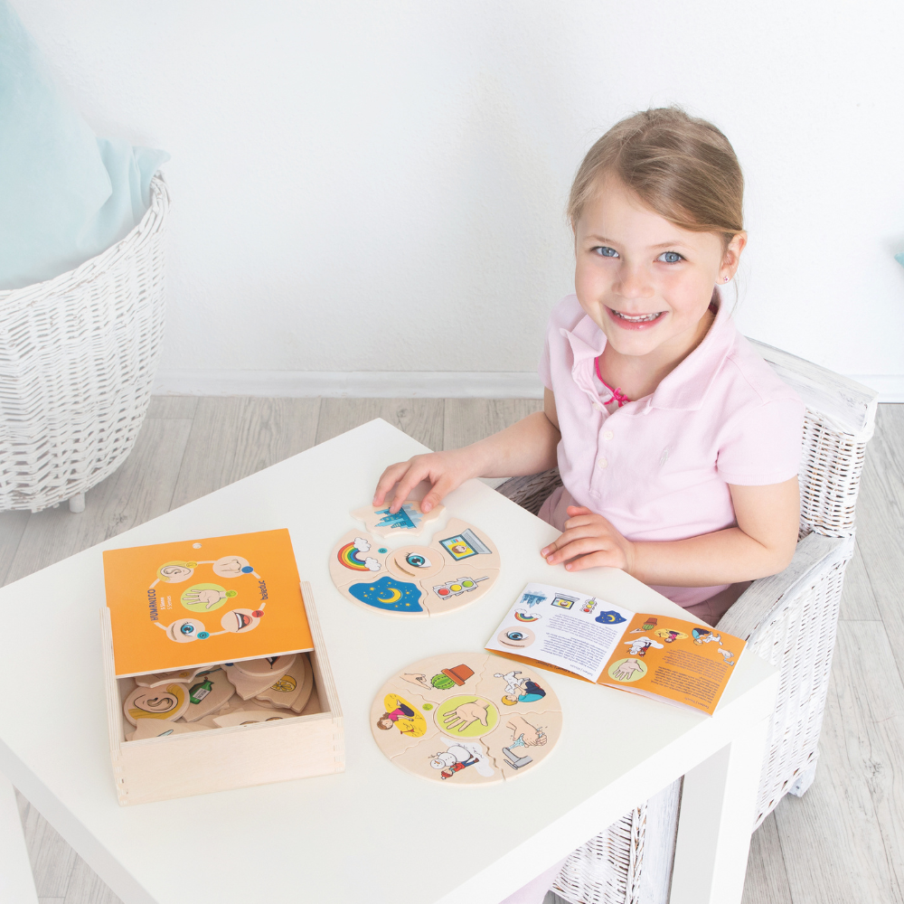 Rompecabezas de los 5 sentidos