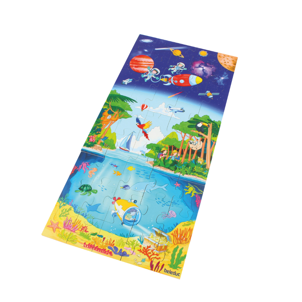 Rompecabezas de suelo De las profundidades del mar al cosmos