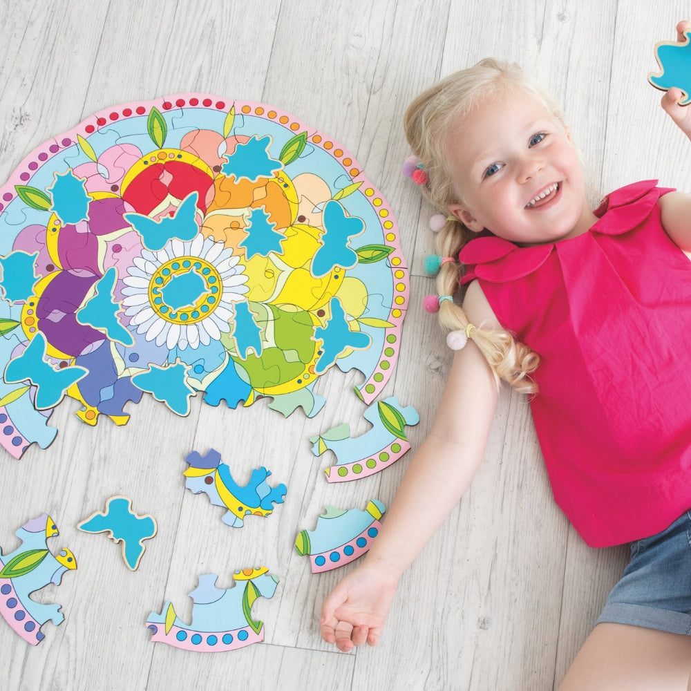 Rompecabezas Mandala de Insectos