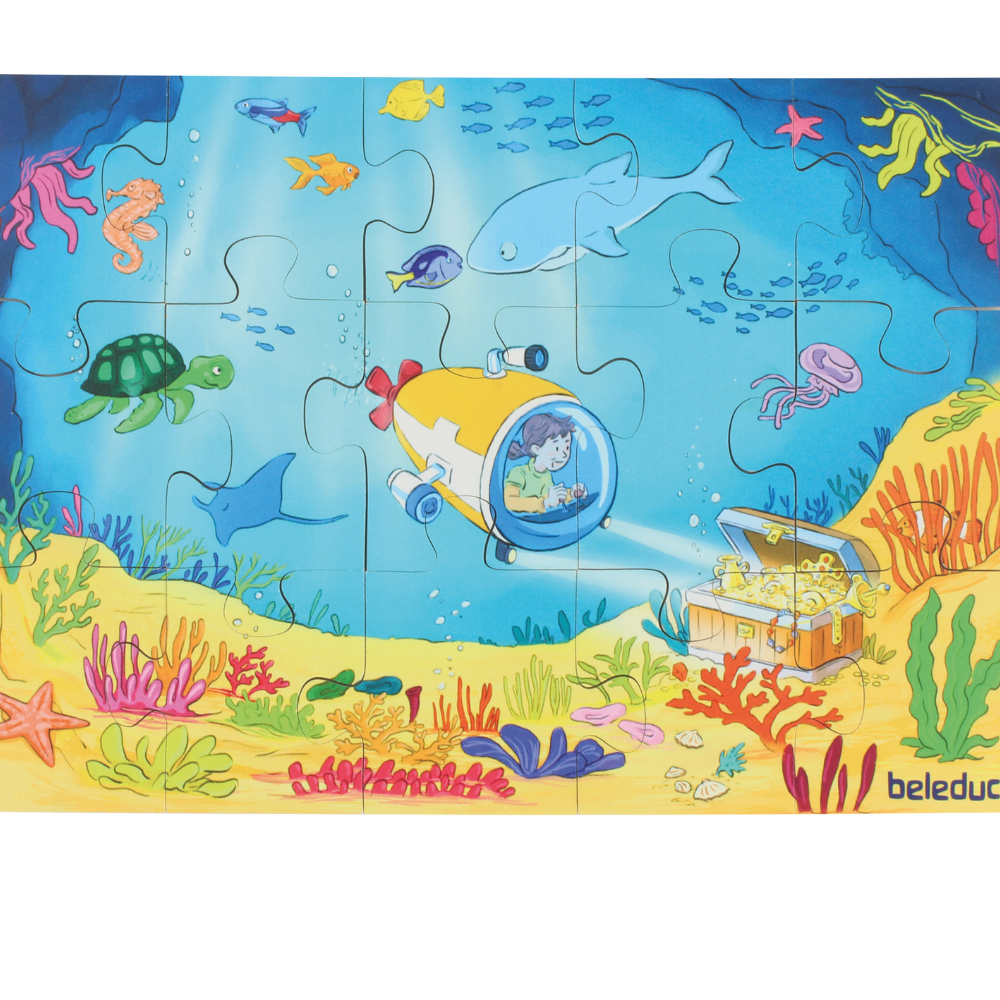 Rompecabezas de suelo De las profundidades del mar al cosmos