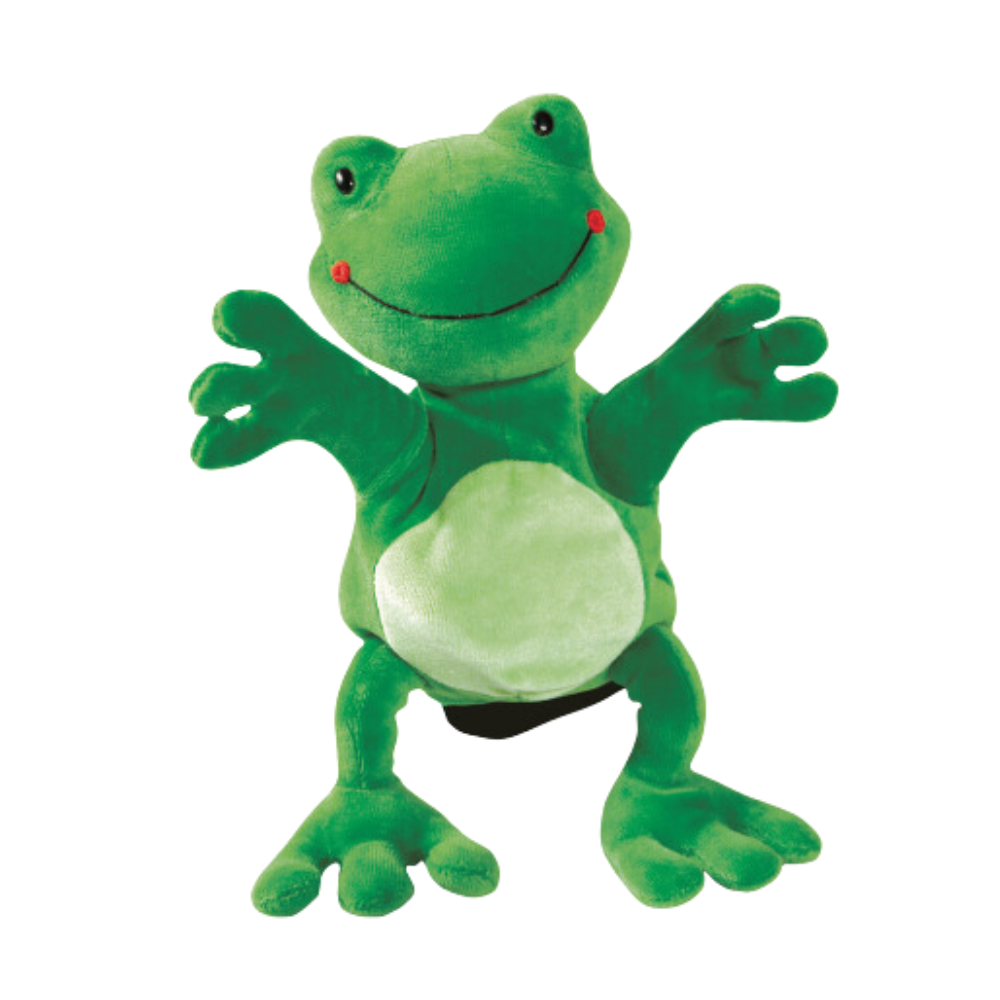 Marioneta de mano figura Rana