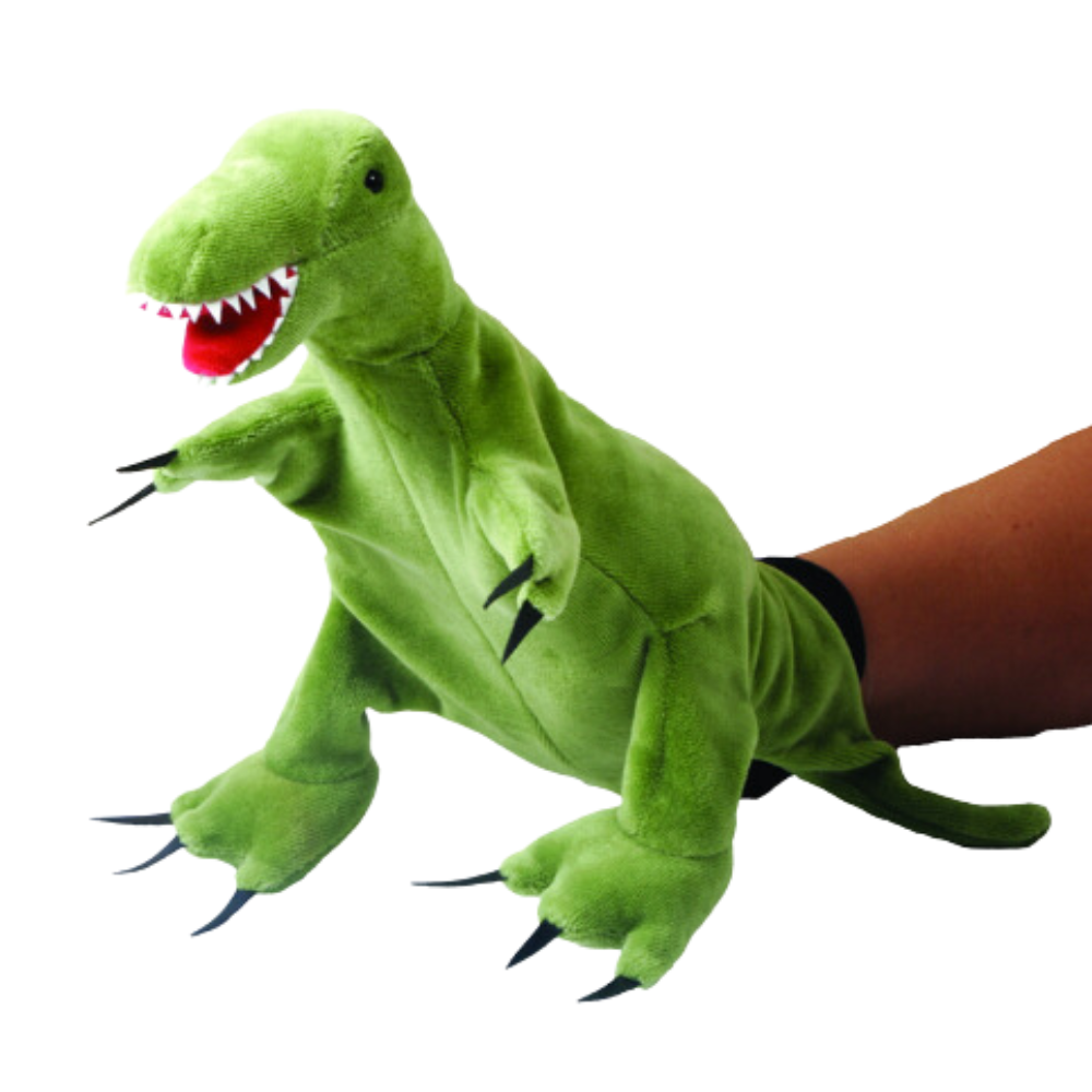 Marioneta de mano figura Tiranosaurio Rex