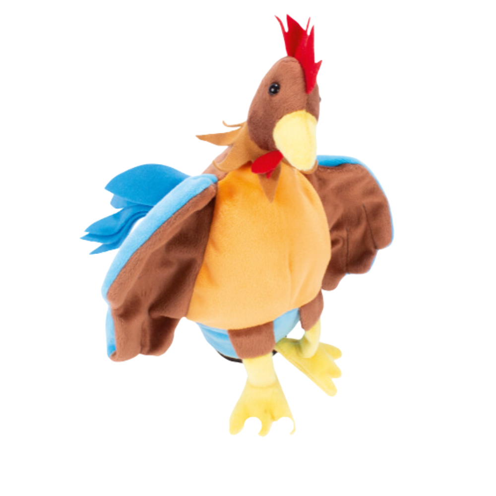 Marioneta de mano figura Gallo