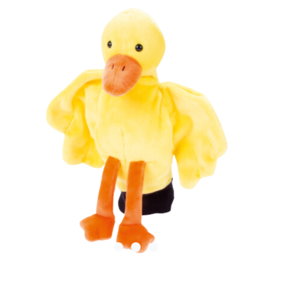 Marioneta de mano figura pato